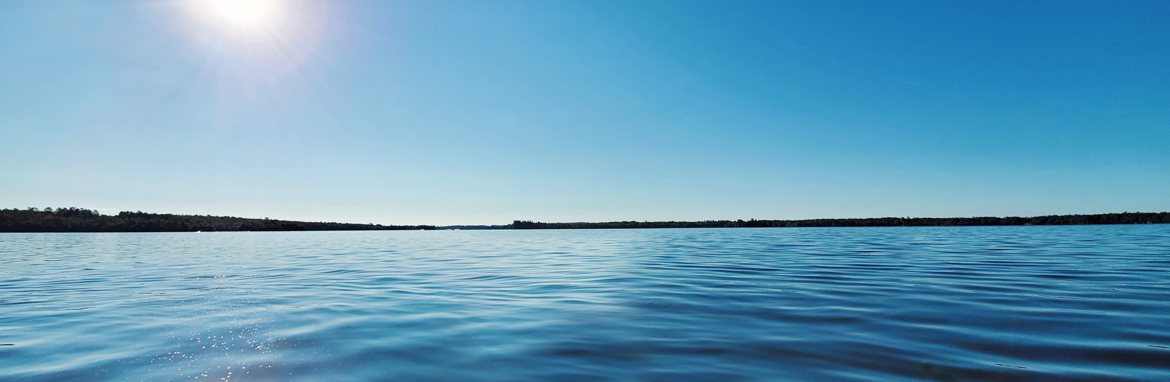 Summer day on a lake