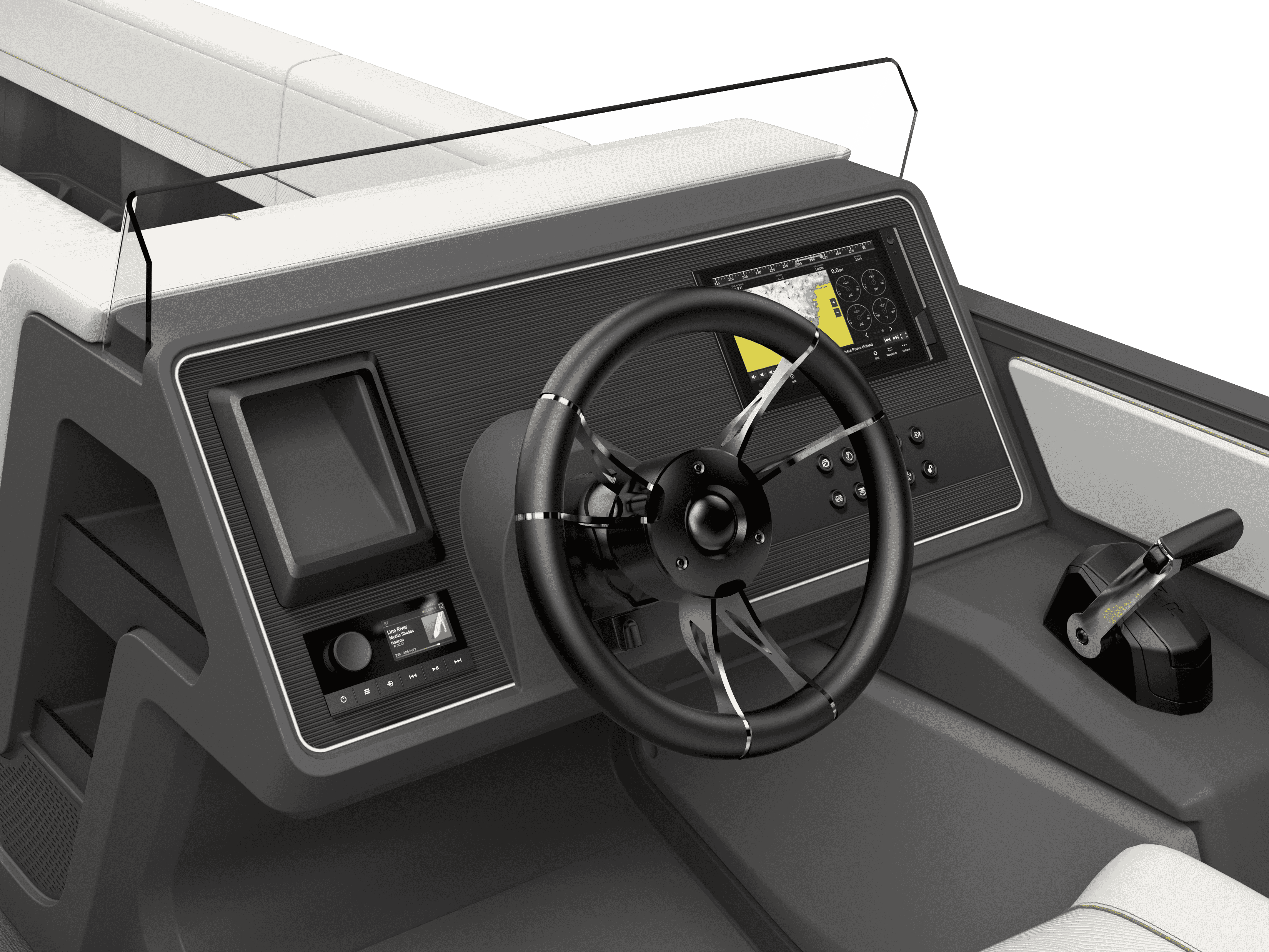 Dashboard of a 2023 Manitou Explore