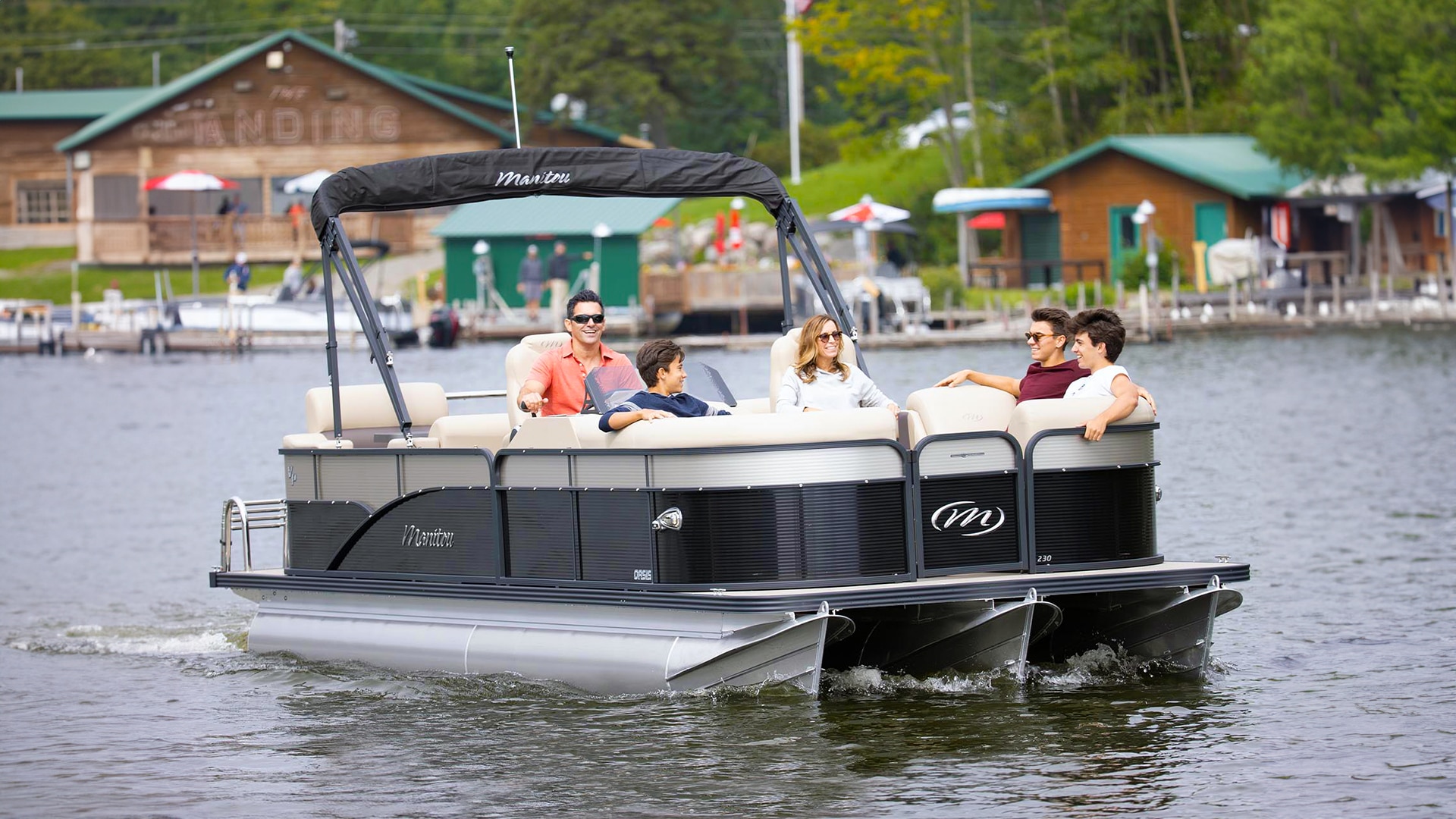 2024 Pontoon Boat models Manitou